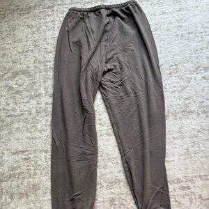 Aerie OTT Fleece Joggers – Taupe | Size M | Cozy & Neutral 🤎